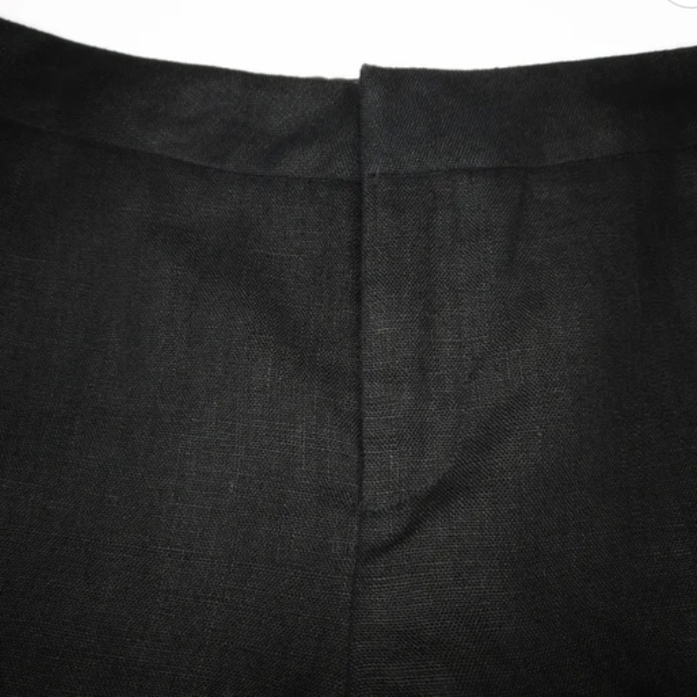 Joie Black Linen Tailored Shorts Sz 6 - Picture 7 of 13